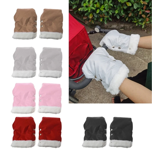 Protège-mains de poussette pour bébé, gants de poussette chauds, coupe-vent  universel, accessoires de landau - AliExpress