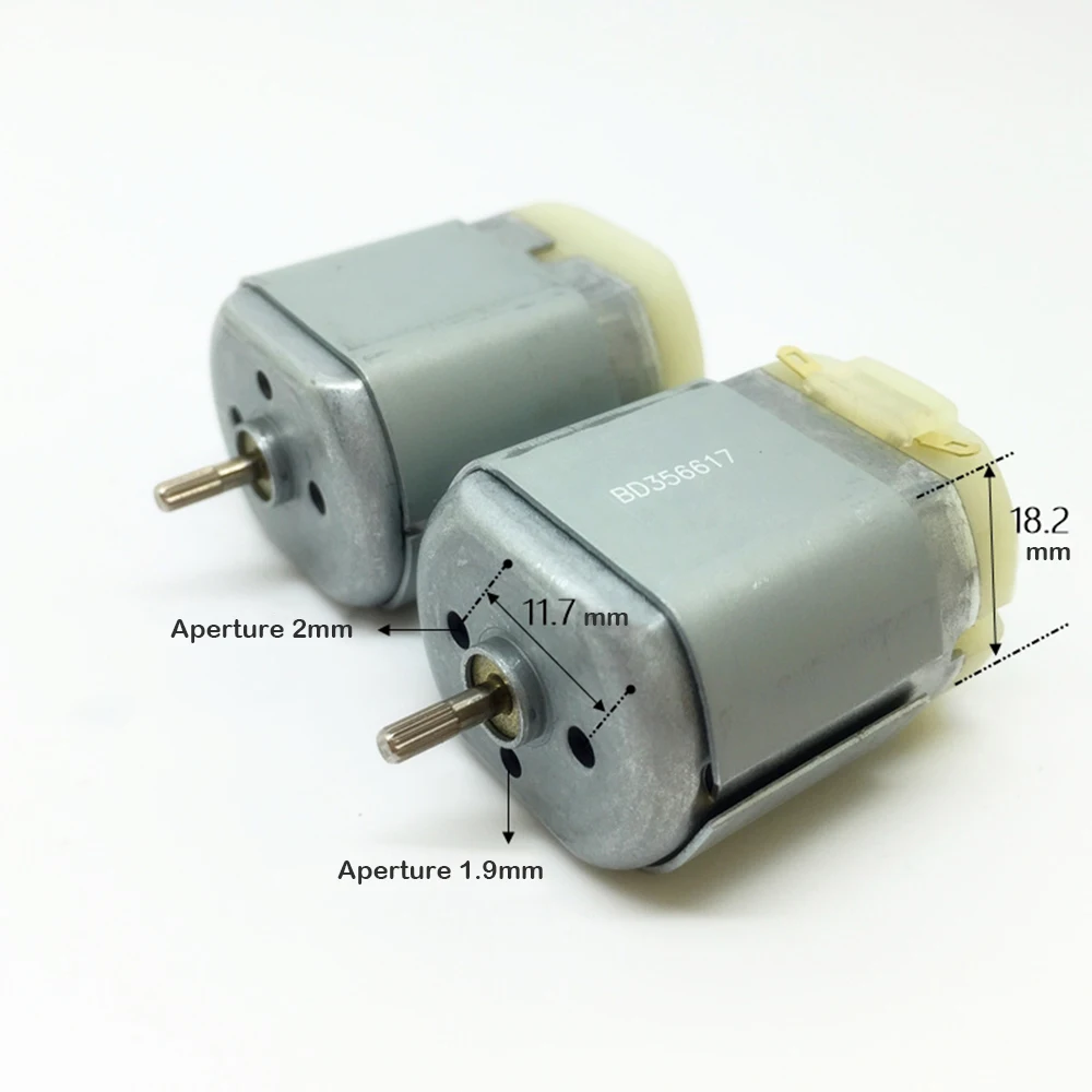 4-Pack DC 280SA Mini Motors - High Speed 12,000 RPM (3-12V) For DIY RC Toys & Projects - View #8