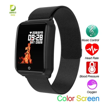 

M39 SmartWatch Men Stainless Steel Strap Wristwatch Heart Rate Blood Pressure Fitness Tracker Bluetooth Smart Watch Sport