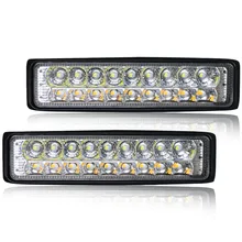 Стиль, Автомобильный светодиодный светильник d 18w9, рабочий светильник, желтый, белый, двойной цвет, точечный светильник s SUV, Проектная лампа