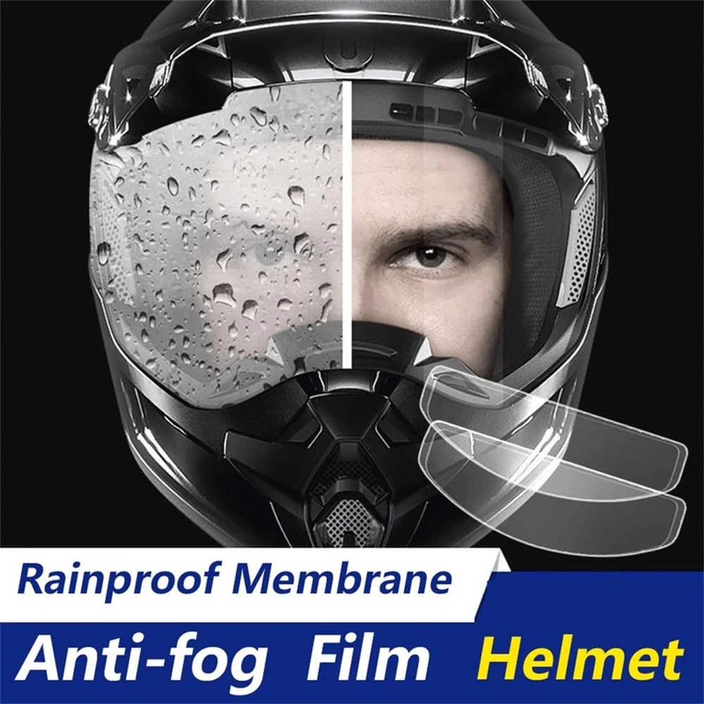 Film anti-buée pour casque de moto, visière de protection solaire  décolorée, films universels, autocollant anti