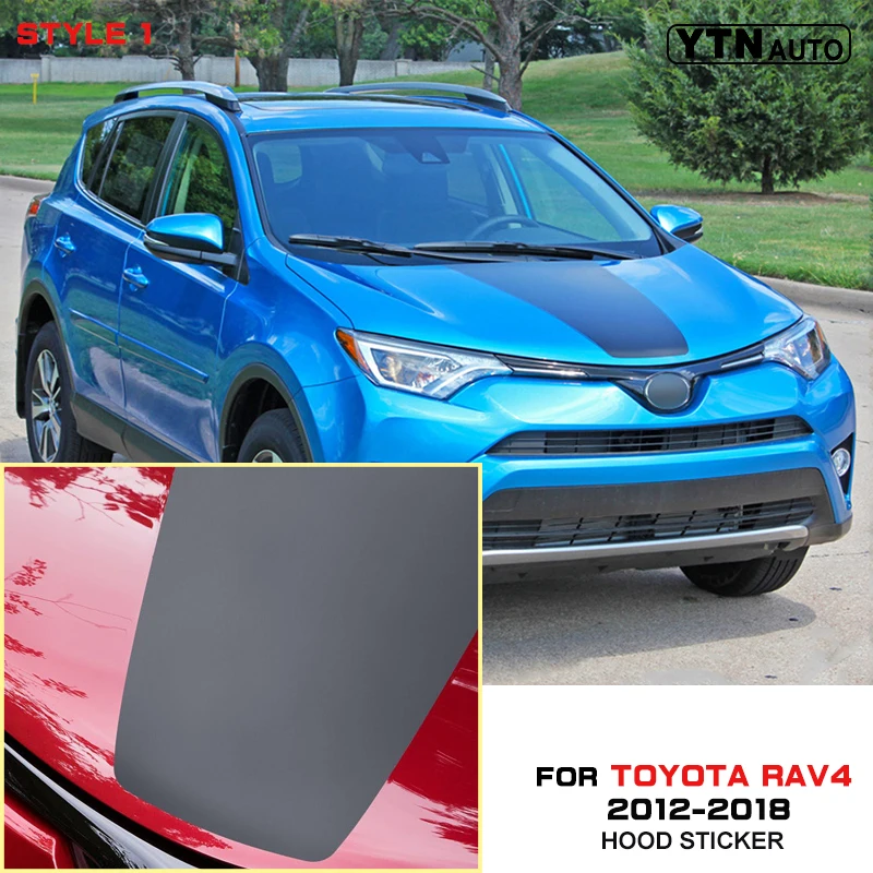 Наклейки для автомобиля Toyota Rav4 1 комплект крутой спортивный капот совок Полоска