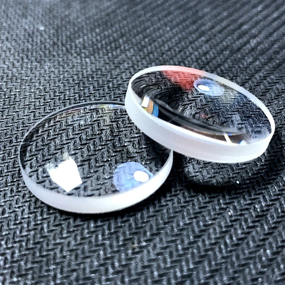 Optical lenses K9 Glass Super Clear Plano Convex Lens for Experime Diameter 27.4mm , Focal 57.7mm Focal Instrument lentes