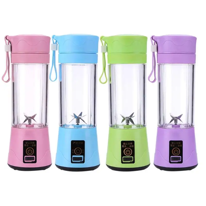 

380ML Portable Juicer Electric USB Rechargeable Smoothie Blender Machine Mixer Mini Juice Cup Maker fast Blender Fruit Tools