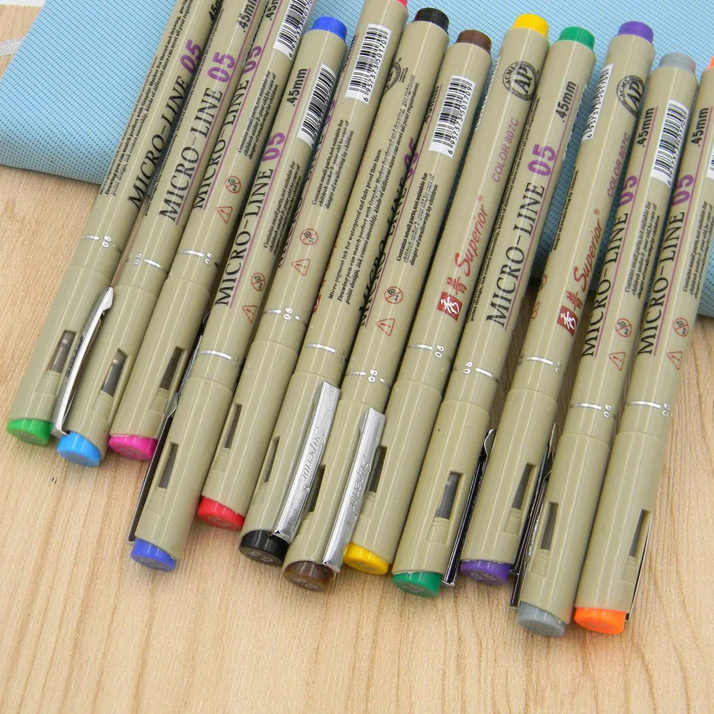 1pc 05mm Needle Drawing Line Micron Pen Art Markers