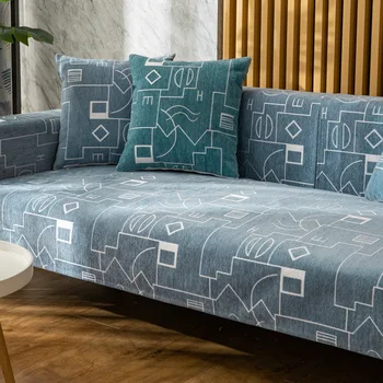 

Nordic Non-slip Sofa Cover Seat Cushion Four Seasons Universal Modern High-grade Chenille Couch Cover For Living Room Sofa Towel
