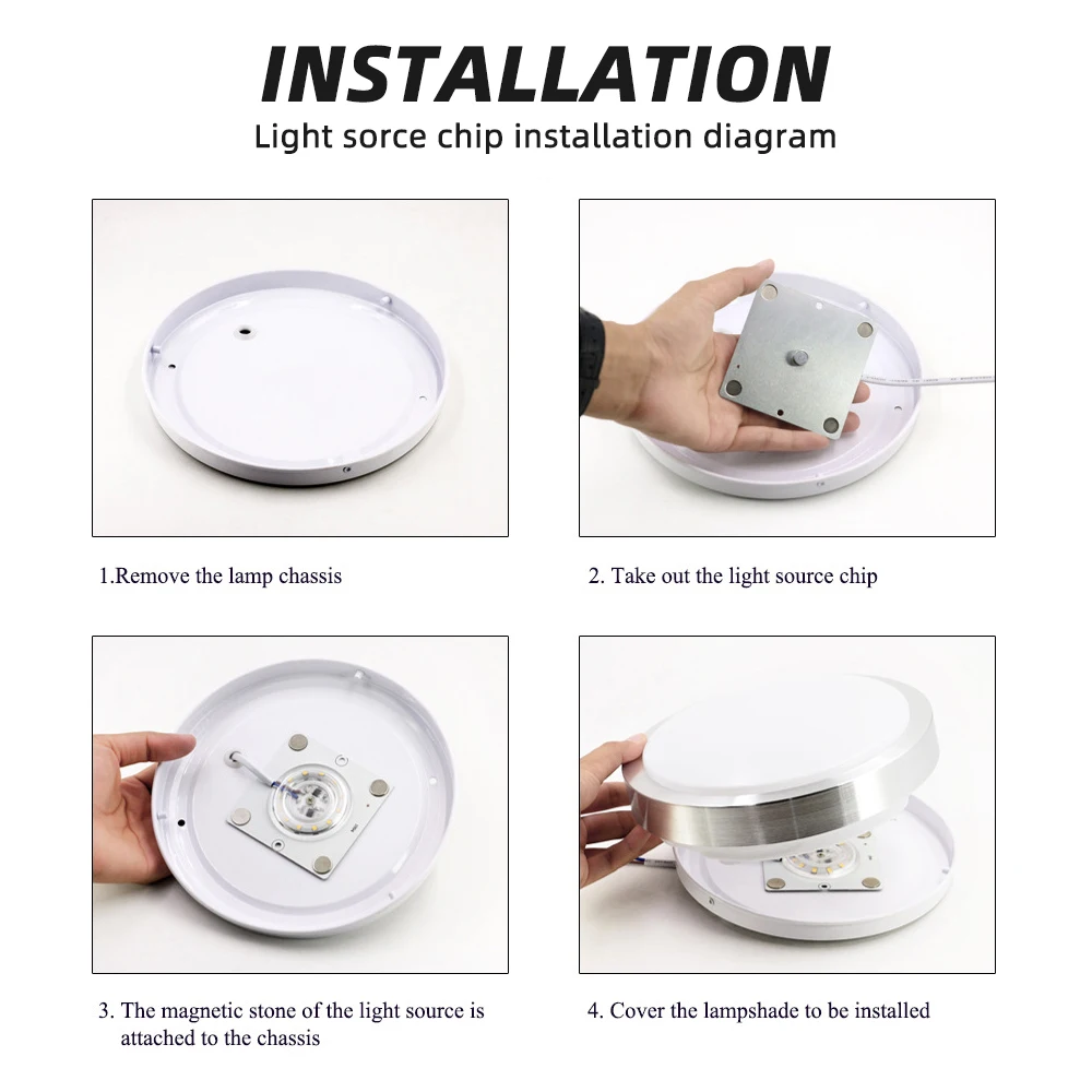 AC220V LED Modules Ceiling Lights 12W 24W 36W 45W White LED Light Source Chips Beads with Magnets for Indoor Lighting led light,led modules,led module