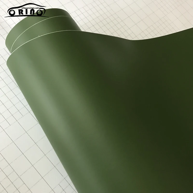 Army Green Matt Vinyl Wrap Sticker-2