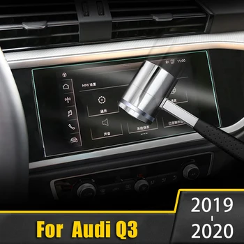 

For Audi Q3 F3 2019 2020 Tempered Glass Car Navigation Screen Protector Film LCD Touch Display Protective Sticker Accessories
