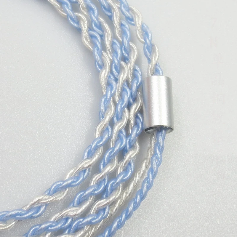 Replacement o Cable for Sennheiser Ie8 Ie80 Ie80S Headphones Upgrade microphone Volume Control Blue 