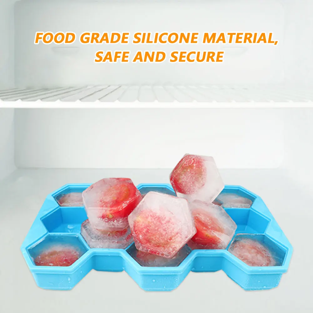 Plateau De Congélation En Silicone Avec Couvercle - 4 Cavités, 30x13x5.6 Cm, 1L De Capacité, Flexible Et Anti-adhésif, Pour Glaçons De Vin, Champagne, Jus, Soupes, Réutilisable