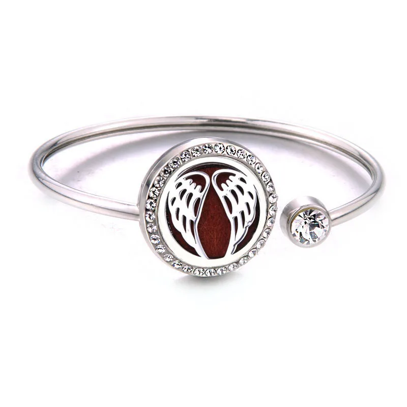 New Aromatherapy Bracelet stainless steel Aroma Diffuser Lockets perfume Essential Oil Diffuser Bracelet fashion jewelry women