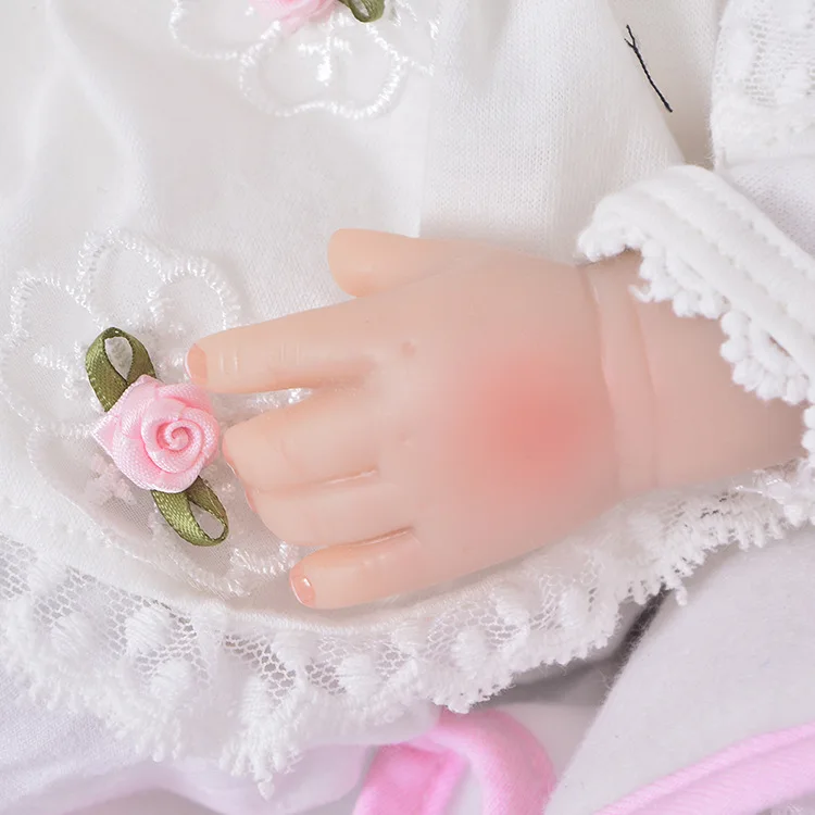 

Keiumi 17-Inch Cloth Body Soft Silicone Reborn Baby Doll Model Infant Reborn Baby Hot Selling
