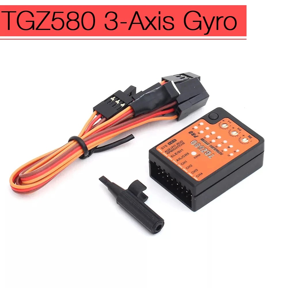 

TGZ580 3-Axis Gyro' FBL Altitude Control Smart Flight System For T-Rex 250-800 RC Helicopter