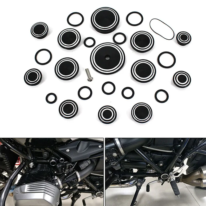 JMCRider для BMW R NINE T R9T 2013 2014 2015 2016 2017 2018 2019 набор алюминиевых крышек рамы