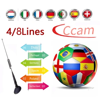 

Europe 4 6 8 Lines Cccam 4 6 8 Europe Full HD Cccams for Europe Use for Satellite TV Receiver DVB-S2 hd