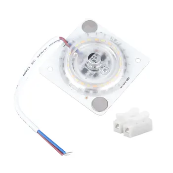 

Led Ultra Bright Thin Light Source Module 12W 24W 36W 220V For Ceiling Lamp Downlight Replace Accessory Magnetic Board Bulb @