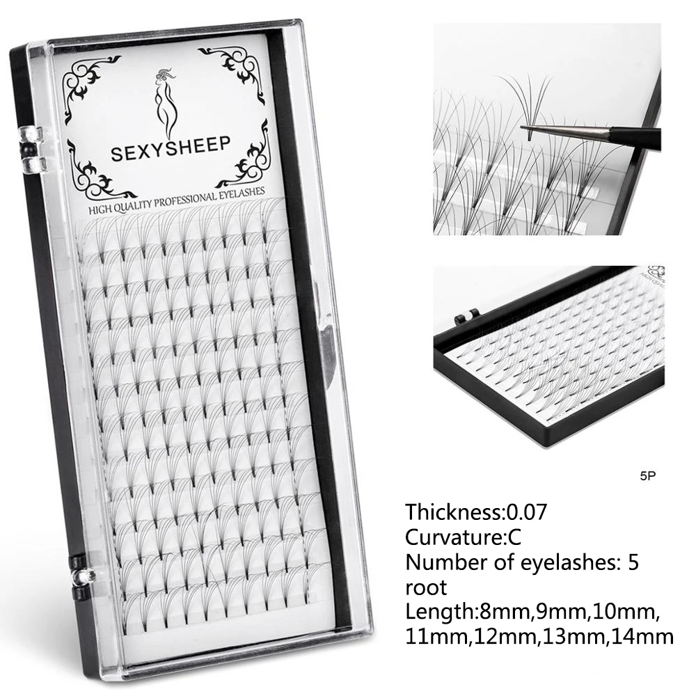 

Grafting Eyelashes 120 pcs Makeup Individual Cluster Eye Lashes eyelash extension Support dropshipping Free Shipping