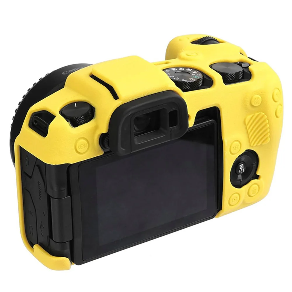 Мягкий силиконовый резиновый чехол для Canon EOS RP цифровая камера Личи Текстура поверхности защитный корпус протектор