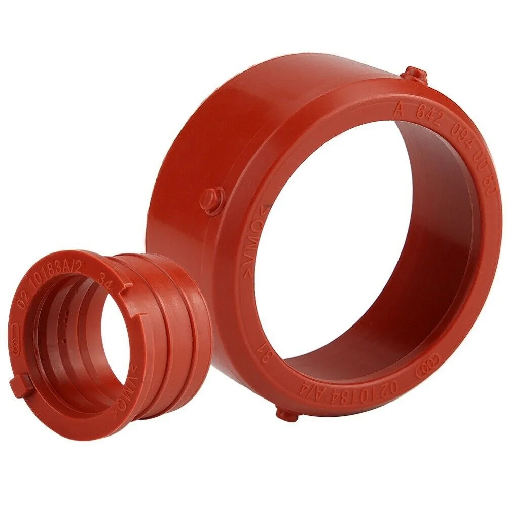 Aramox Intake Seal Red Rubber Turbo & Breather Intake Seal Kit Fit for OM642 Red A642 094 00 80 
