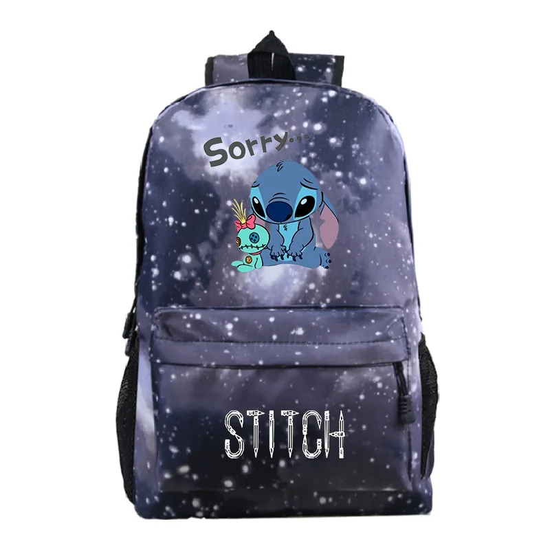 Sac Dos plecak Mochila Stitch школьный Аниме маленький рюкзак мужские школьные сумки для девочек-подростков мультфильм унисекс индивидуальный логотип - Цвет: 7