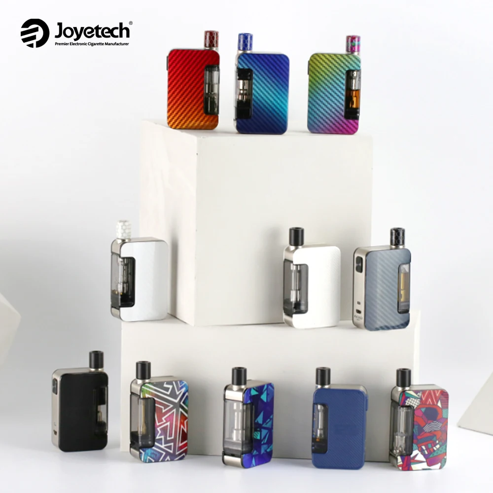 

Original Joyetech Exceed Grip Kit 4.5ml Pod SystemBuilt in 1000mAh 0.4/0.8ohm EX-M Mesh Coil VS Ovns JC01 Electronic Cigarette