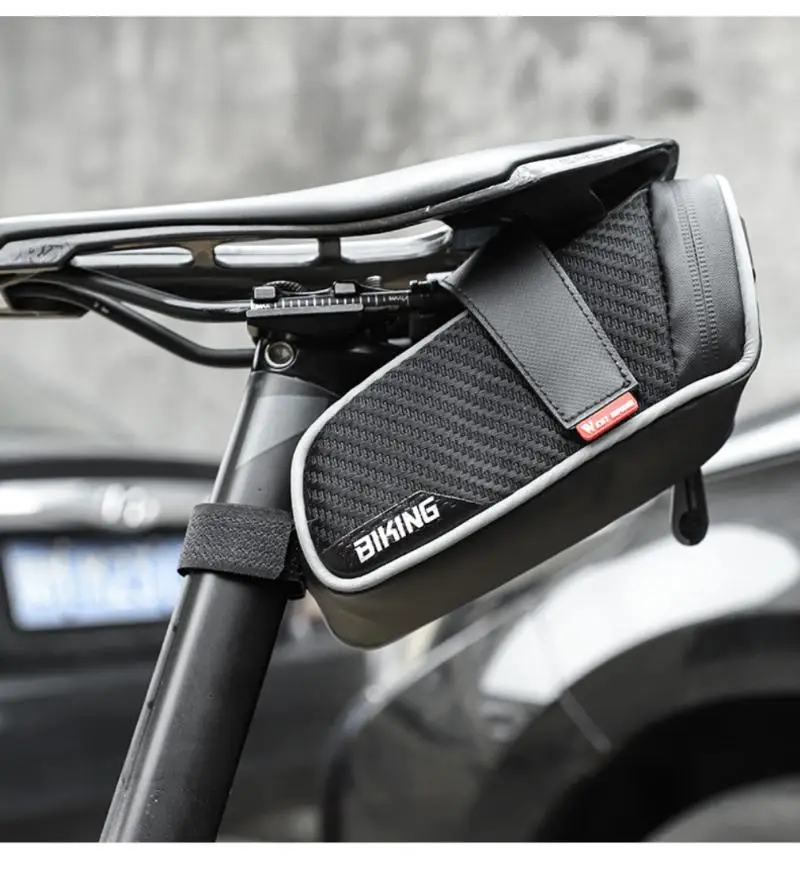 Bicycle Bag Waterproof Saddlebag Hard Shell Riding Large Capacity Ultralight Rear Seat Equipment. | Спорт и развлечения