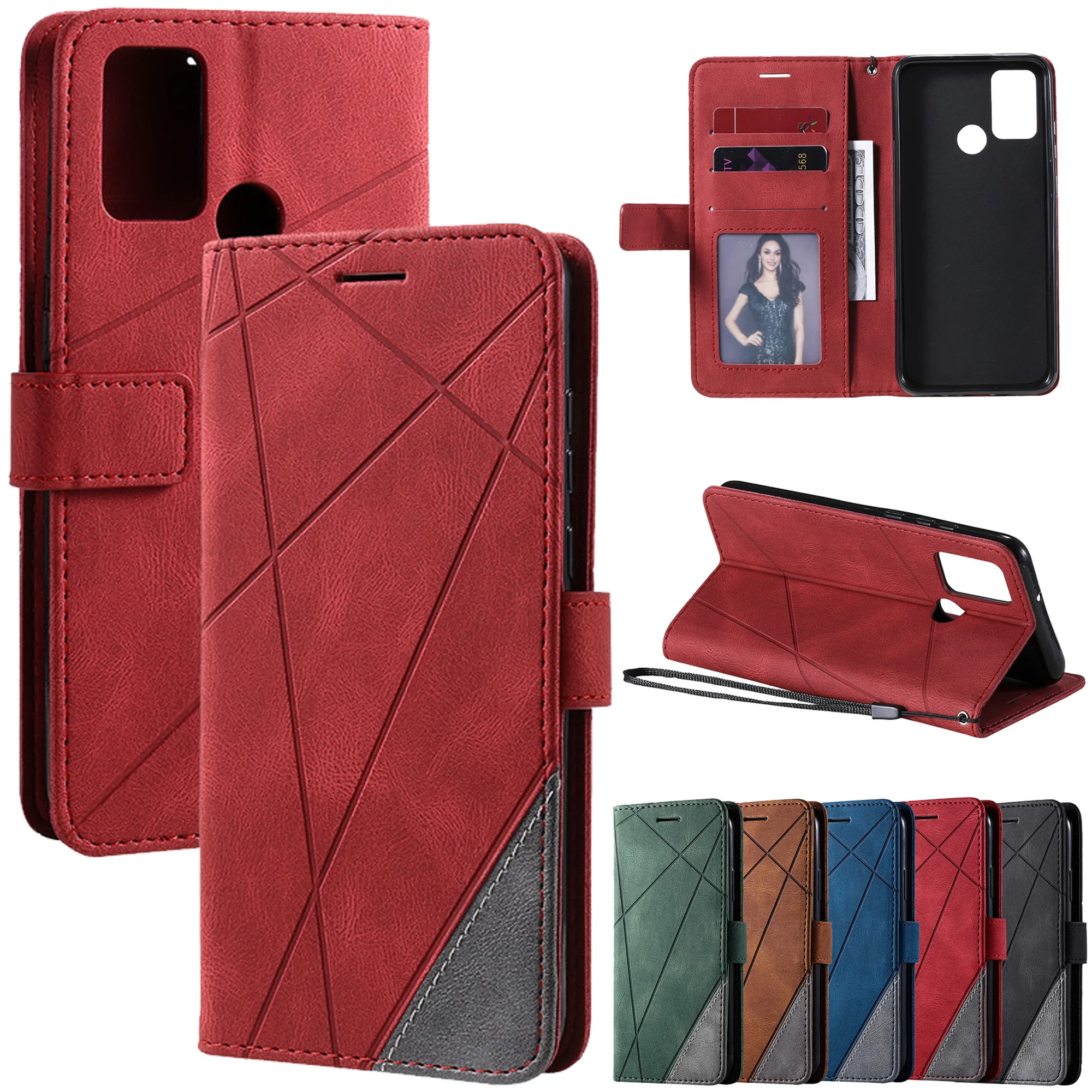 Per Samsung Caso Di A21S Su Per Funda Galaxy A21S Un 21 S A21 S A217F Fessura Per Carta Del Raccoglitore Coque Per Samsung A21S Un 21 Di Vibrazione Pr