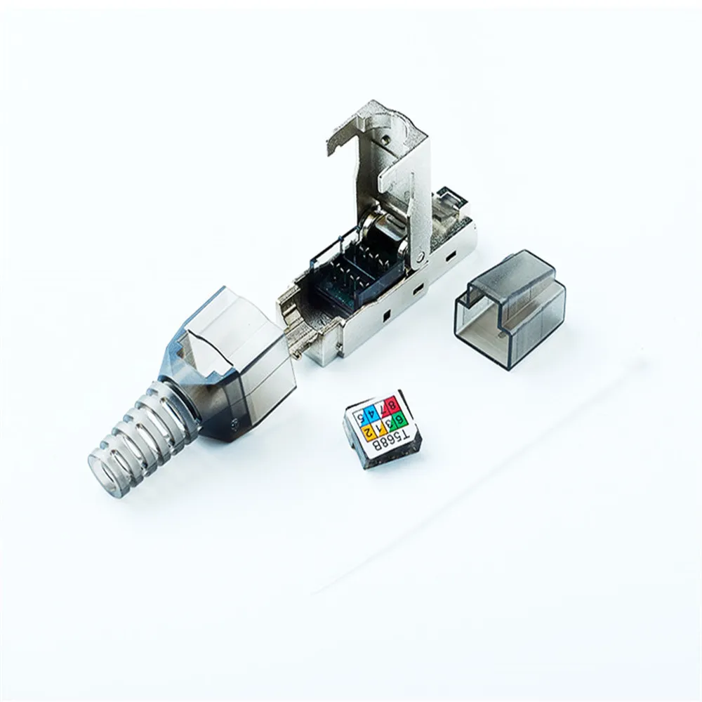 Ethernet коннектор RJ45 высококачественный адаптер экранированный Кристальный модем
