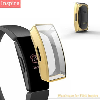 

Watchcase for Fitbit Inspire Watch Protective Case Fitbit Inspire Plating TPU Shatter-resistant Case smart watch Accessories
