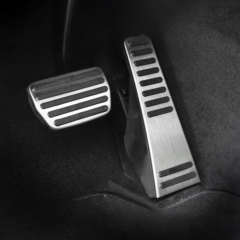 Car Accessories Car Pedals Pedal Cover Stainless Steel Pedal Cover For Volvo XC60 XC90 S90 V90 2015-Stainless Car Accelerator Fuel Pedal Brake Foot Rest Pedals Cover Pads