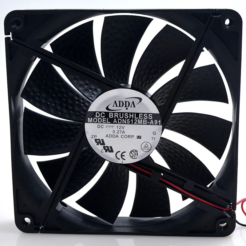 Для ADDA 13525 ADN512MB A91 135*135*25 мм 12 В Вентилятор охлаждения с двумя