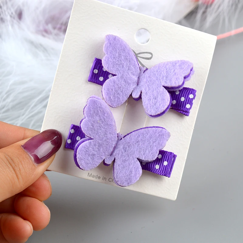 2 шт. детские заколки для волос с бантом |