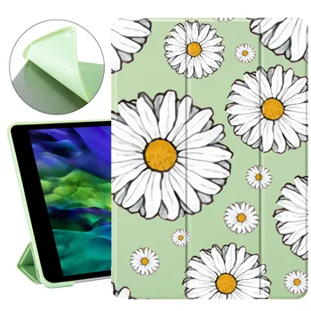 

iPad Cases For iPad Mini 1 2 3 Coque Daisy Soft Silicone Back Funda Protective Covers iPad 7th Generation Case For Pro 11 2020