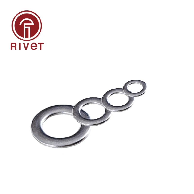 A4 316 Stainless Steel Flat Washers For Bolt & Screw M2 M3 M4 M5 M6 M8 M10 M12 