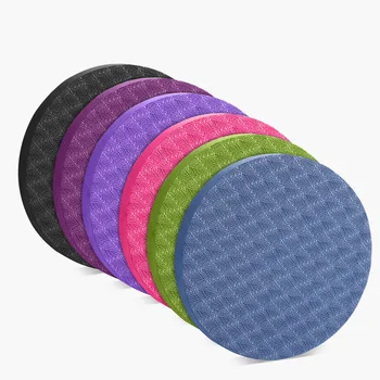 

Home Fitness 2Pcs Round Fitness Yoga Flat Support Pad Elbow Yoga Exercise Mat Knee Wrist Protection Office Home Workout Train