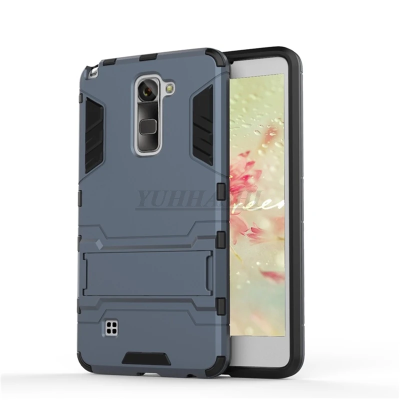 Защитный противоударный жесткий чехол yuhashi с подставкой для LG LS775, защитный чехол с держателем для задней панели телефона, чехол-Бампер для LG LS775