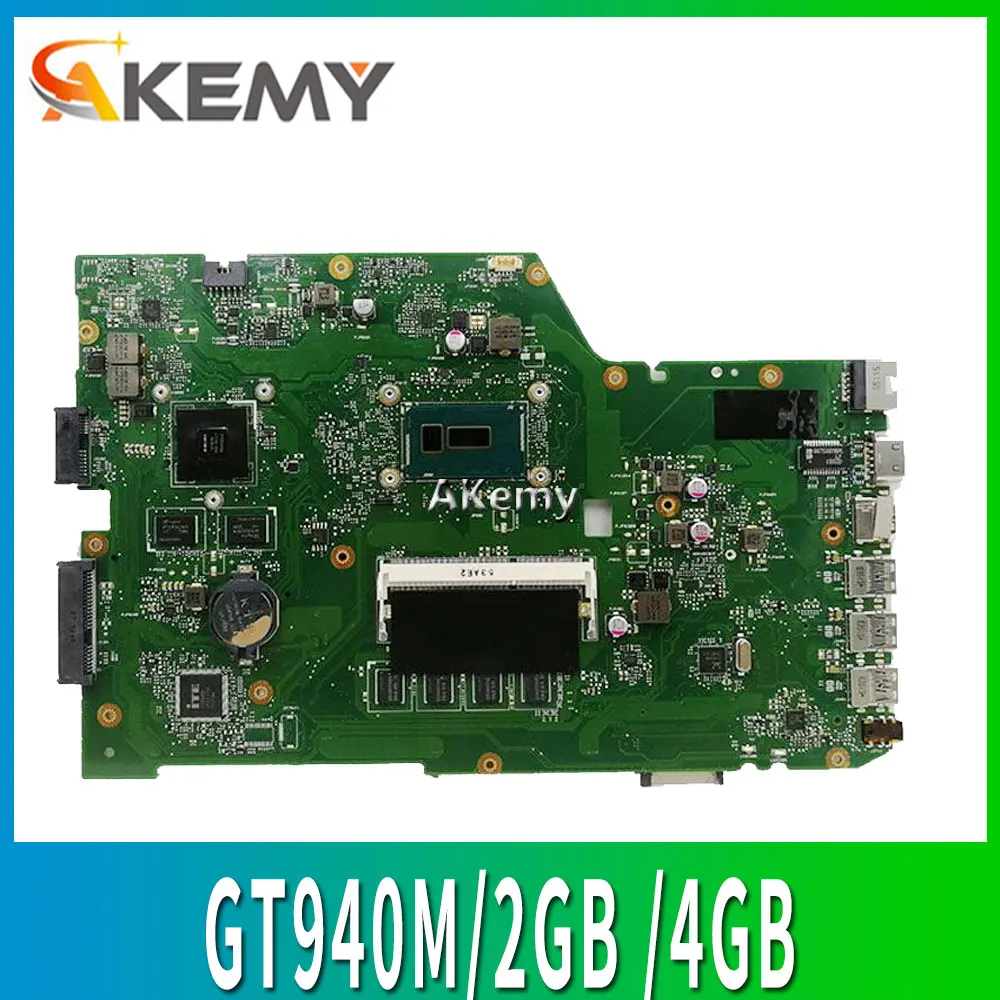 Материнская плата X751LB X751LJ для ASUS X751L R752L K751L X751LN X751LD материнская ноутбука 4 Гб RAM