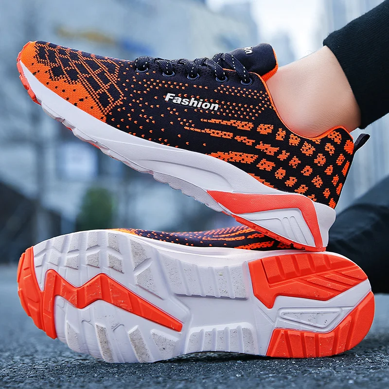 

Puimentiua Fashion Light Weight Men Casual Shoes Mesh Breathable Weaving Male Flats Shoes Solid Outdoor Walking Men Sneakers