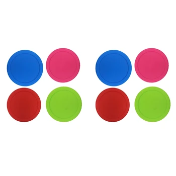 

8Pcs Various Color Wide Mouth Mason Jar Seal Lids Storage Caps Fermenting Covers Leakproof Replacement Lids with Silicone Seal f