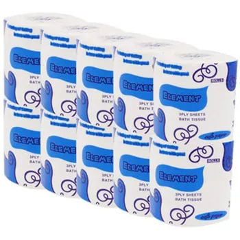 

10 Rolls Of 77g 3 Layers Roll Paper Tissue Mixed Toilet Roll Paper Toilet Bathroom Roll Paper For Home Convenient Storage