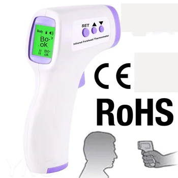

Human Body Infrared Handheld Thermometer Non-contact Forehead Temperature Measuring Instrument Large Capacity Memory Function