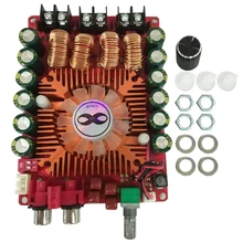 1pc TDA7498E Digital Audio Amplifiers Board 160W+160W 2 Channel High Power Amplifier Boards Module 108x78mm