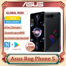 NEW ROG Phone 5 Snapdragon888 8/12/16G RAM 128/256G ROM 144Hz Samsung AMOLED Screen 6.78" 6000mAh Large Battery 5G Gaming Phone