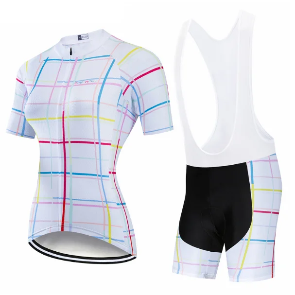 women cycling set Профессиональный женский комплект для велоспорта, одежда для горного велосипеда, женская одежда для гонок, одежда для велоспорта, одежда для девочек, одежда для велоспорта, комбинезон для гонок, короткие штаны - Цвет: women cycling set