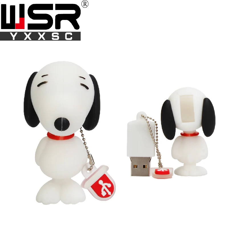 Cartoon Snoopy usb2 0 pen drive 32gb 64gb 128gb small eyes animal dog high speed usb 1 Cartoon Snoopy usb2 0 pen drive 32gb 64gb 128gb small eyes animal dog high speed usb 3