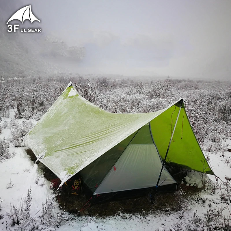 3F UL Gear двухместная палатка с видом на гору 20D силиконовая легкая