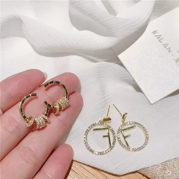 

Women Earings Needle Korea Style Casual/sporty Geometric Purchase Three-dimensional Geometry Sliding Small Ring Earring Jewelry