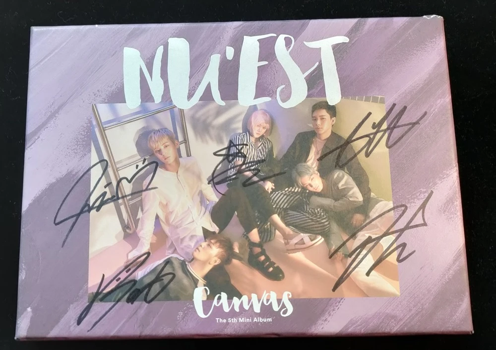 NU'EST 直筆サイン色紙 【期間限定】 【直筆サイン入りポスター❗️】送料込み❗️ NUEST ミュージシャン