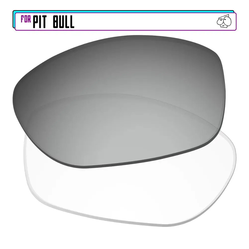 

EZReplace Polarized Replacement Lenses for - Oakley Pit Bull Sunglasses - Eclipse Photochromic